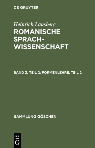 Formenlehre, Teil 2