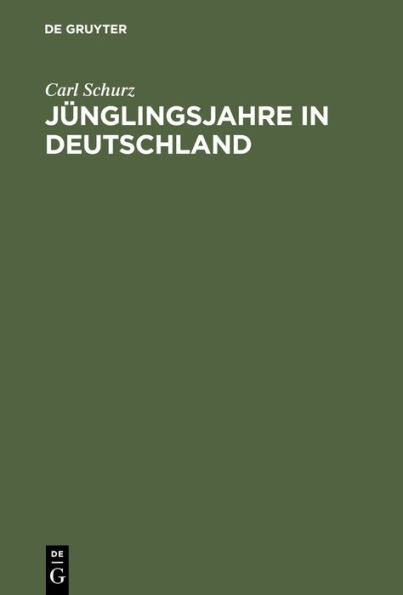 J nglingsjahre in Deutschland