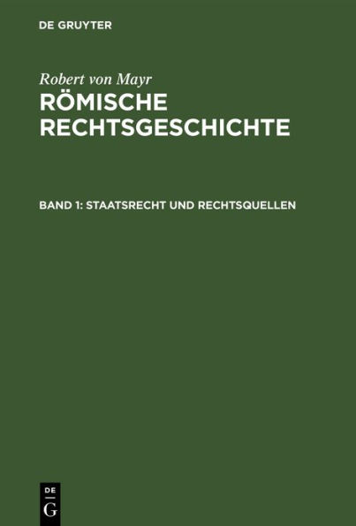 Staatsrecht und Rechtsquellen