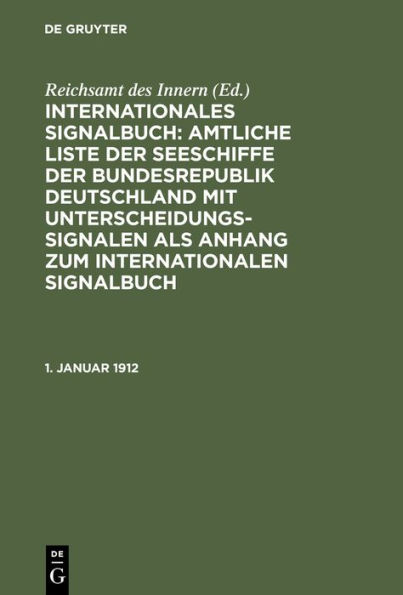 1. Januar 1912