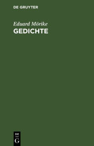 Title: Gedichte, Author: Eduard Mörike