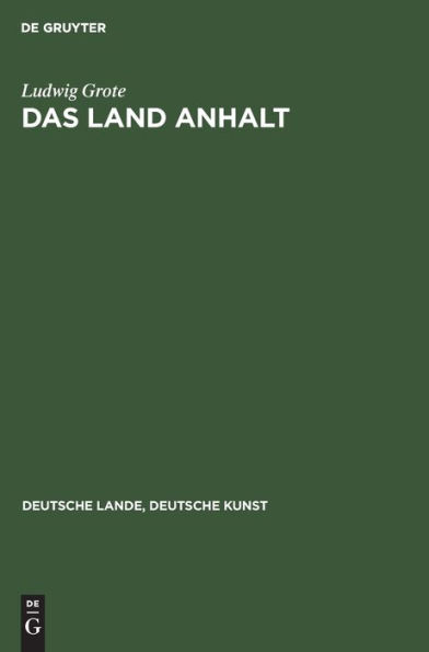 Das Land Anhalt