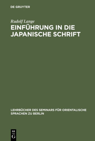 Einf hrung in die japanische Schrift