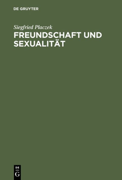 Freundschaft und Sexualit t