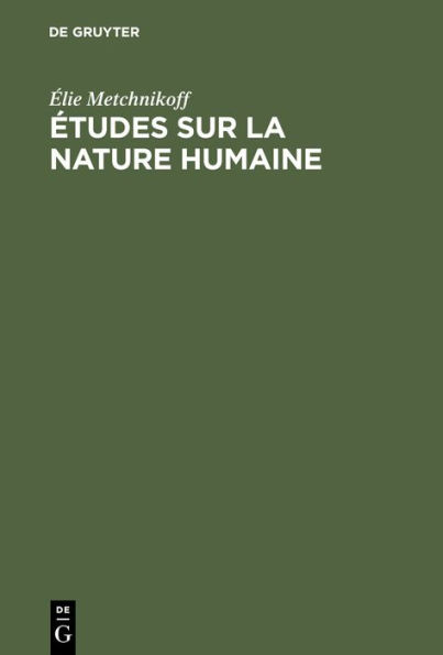 tudes sur la nature humaine: Essai de philosophie optimiste