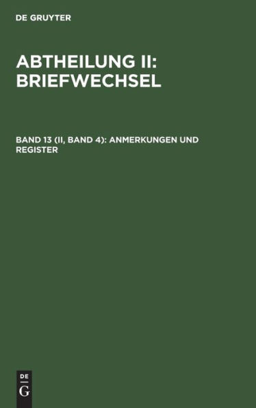 Anmerkungen und Register