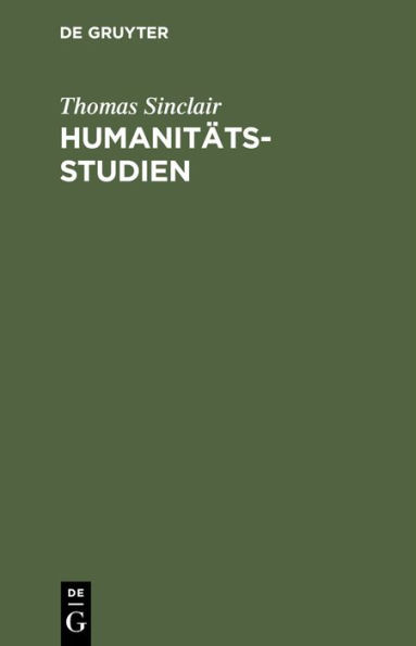 Humanit tsstudien