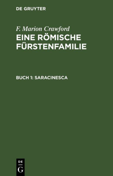 Saracinesca: In zwei Teilen