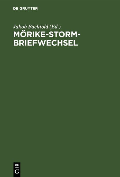 Mörike-Storm-Briefwechsel