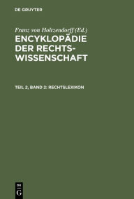 Title: Rechtslexikon, Author: De Gruyter