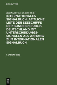 Title: 1. Januar 1898, Author: Reichsamt des Innern