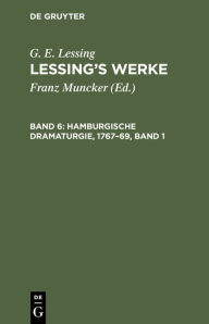 Title: Hamburgische Dramaturgie, 1767-69, Band 1, Author: G. E. Lessing