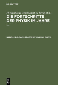Title: Namen- und Sach-Register zu Band I. bis XX., Author: W. Barentin