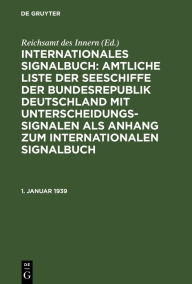 Title: 1. Januar 1939, Author: Reichsamt des Innern