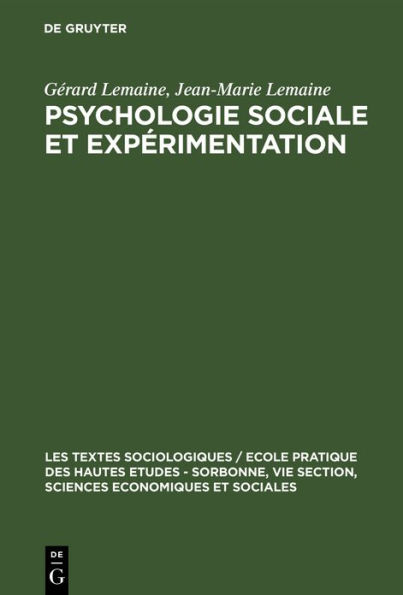 Psychologie sociale et expérimentation