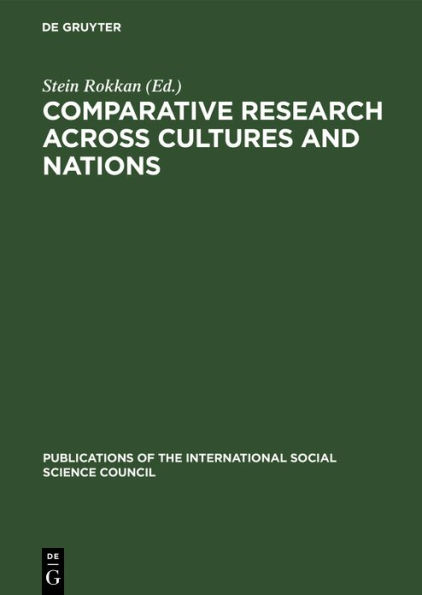 Comparative Research across Cultures and Nations