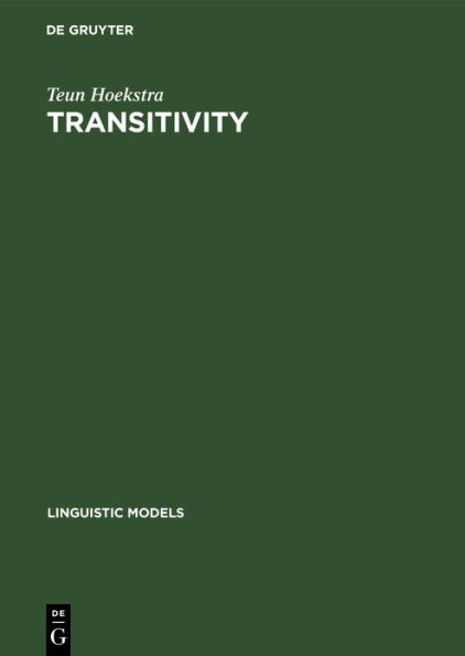 Transitivity: Grammatical relations in government-binding theory