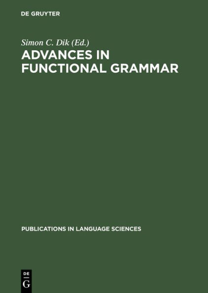 Advances in Functional Grammar