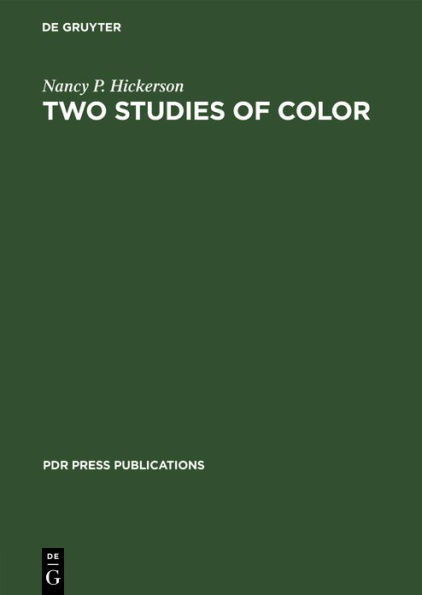 Two Studies of Color: Implications for cross-cultural comparability of semantic categories