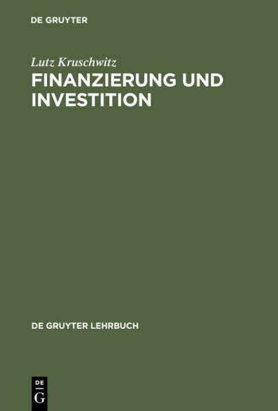 Finanzierung und Investition