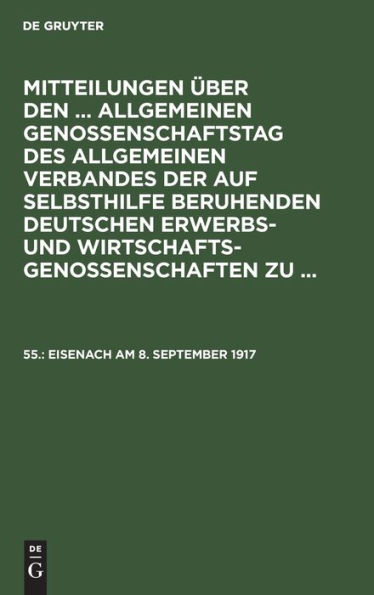 Eisenach am 8. September 1917