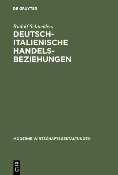 Deutsch-italienische Handelsbeziehungen