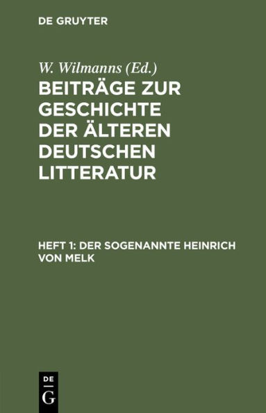 Der sogenannte Heinrich von Melk