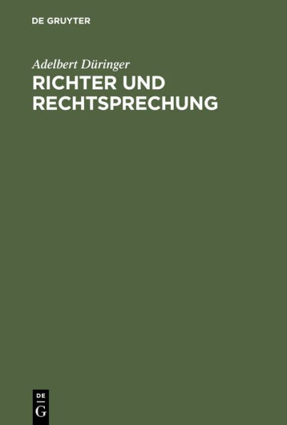 Richter und Rechtsprechung