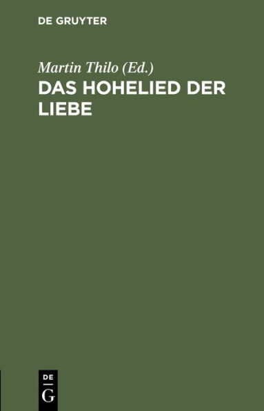 Das Hohelied Der Liebe