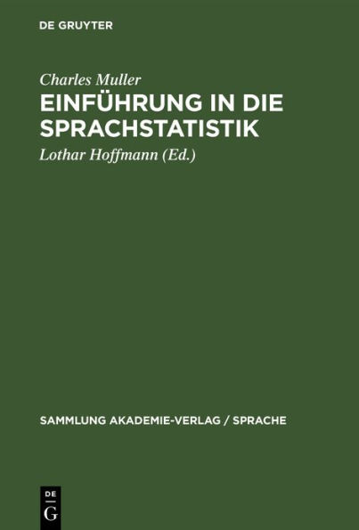 Einführung in die Sprachstatistik