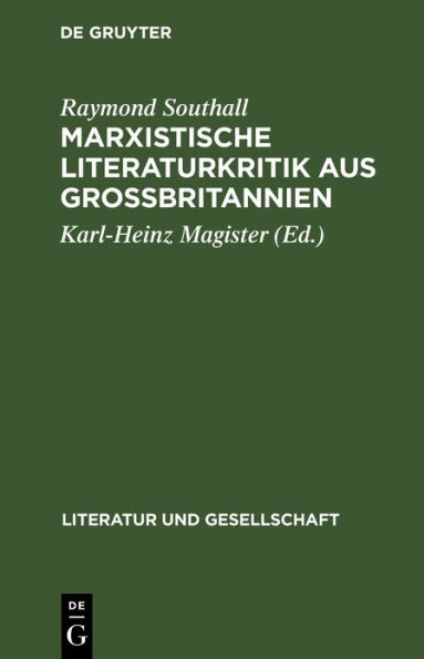 Marxistische Literaturkritik aus Großbritannien