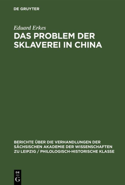 Das Problem der Sklaverei in China