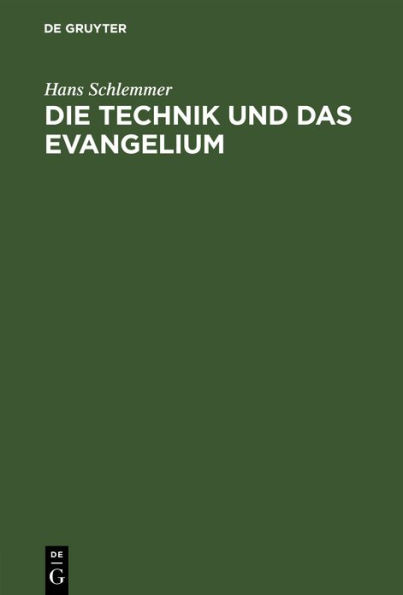 Die Technik und das Evangelium