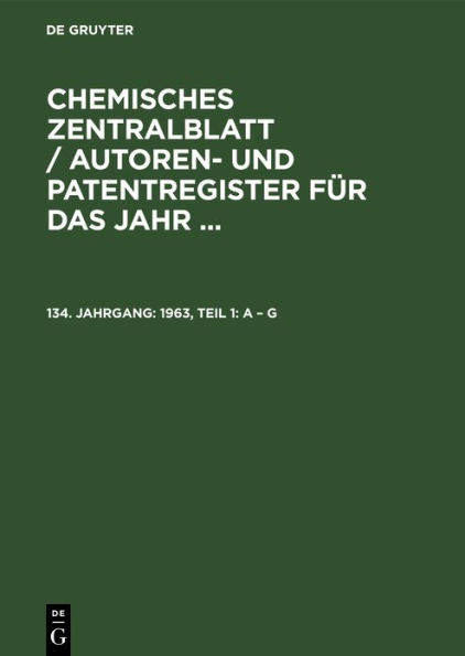1963, Teil 1: A - G