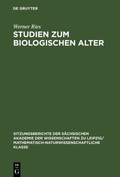 Studien Zum Biologischen Alter