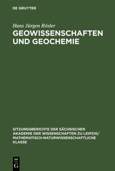 Geowissenschaften und Geochemie