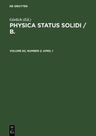 Title: April 1, Author: De Gruyter