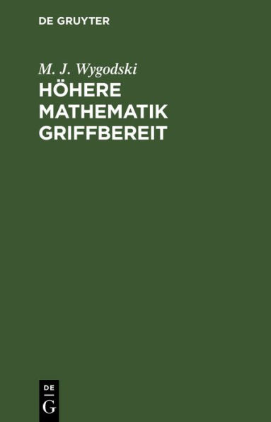 Höhere Mathematik griffbereit