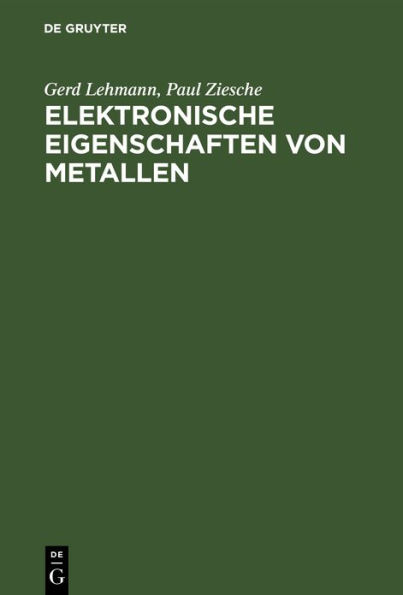 Elektronische Eigenschaften von Metallen