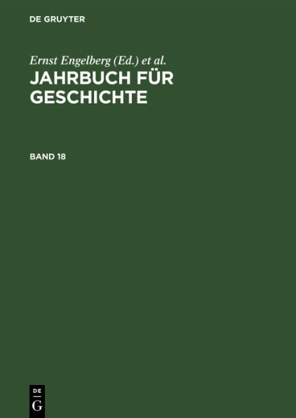 Jahrbuch für Geschichte. Band 18