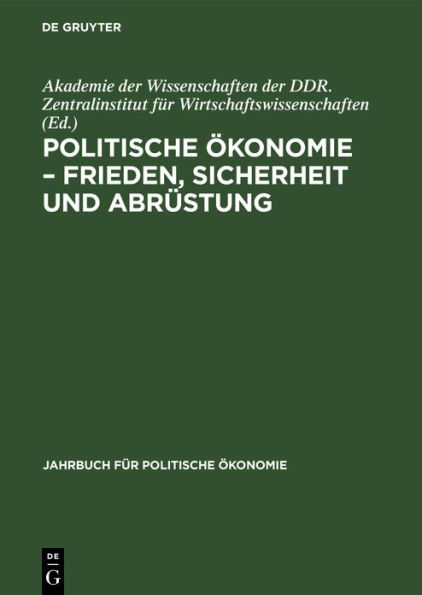 Jahrbuch für politische Ökonomie. 4.1989