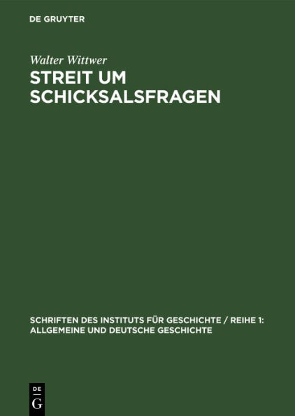 Streit um Schicksalsfragen: Die deutsche Sozialdemokratie zu Krieg und Vaterlandsverteidigung, 1907-1914