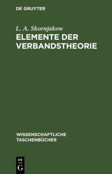 Elemente der Verbandstheorie