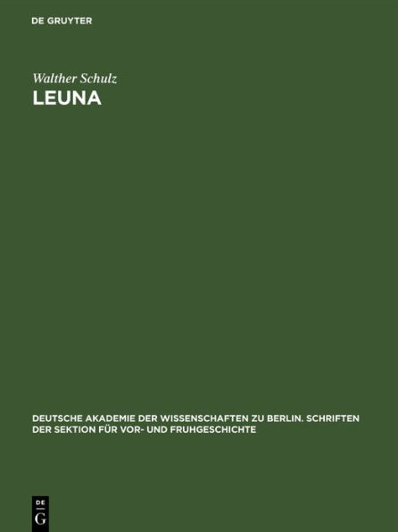 Leuna: Ein germanischer Bestattungsplatz der spätrömischen Kaiserzeit