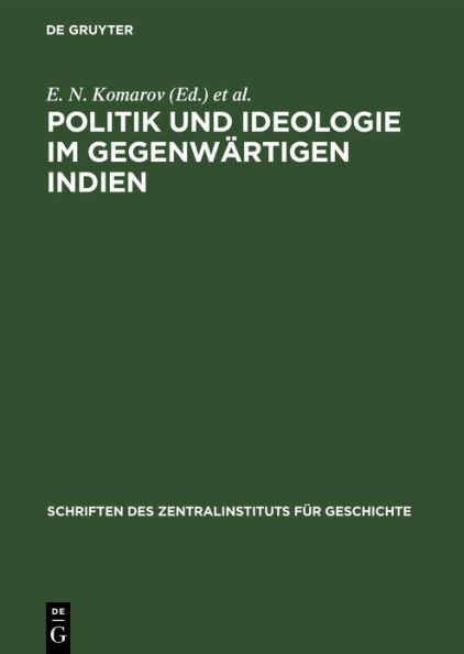 Politik und Ideologie im gegenwärtigen Indien