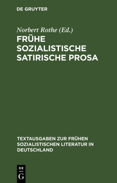 Frühe sozialistische satirische Prosa