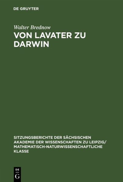 Von Lavater zu Darwin