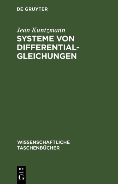 Systeme von Differentialgleichungen