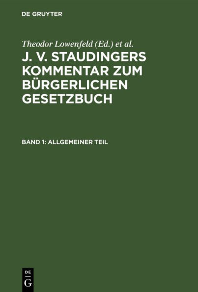 Allgemeiner Teil