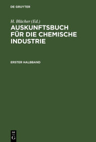 Title: Erster Halbband, Author: H. Blücher